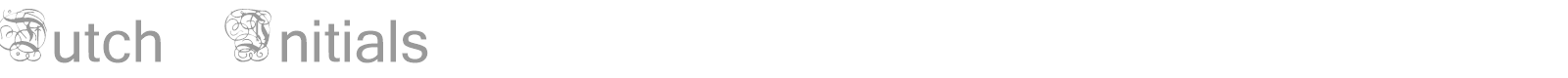 Dutch Initials Normal font preview